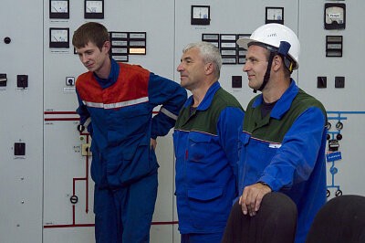 Дети сотрудников на Новосибирской ТЭЦ-4