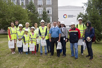 Экскурсия для детей сотрудников на Новосибирскую ТЭЦ-4