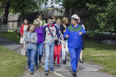 Дети сотрудников на Новосибирской ТЭЦ-4
