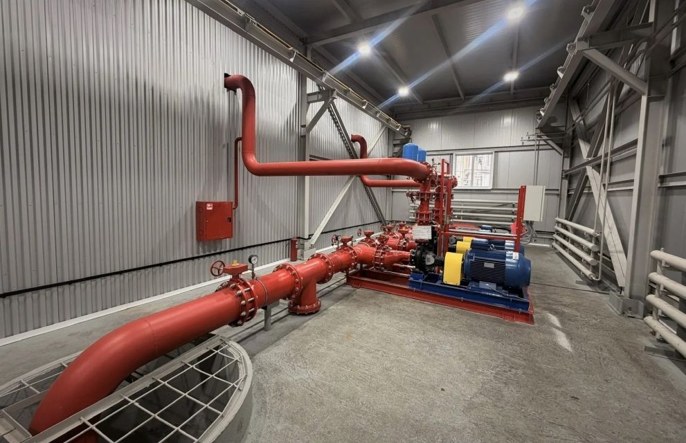 На Кемеровской ТЭЦ введена в эксплуатацию новая пожарная насосная станция 