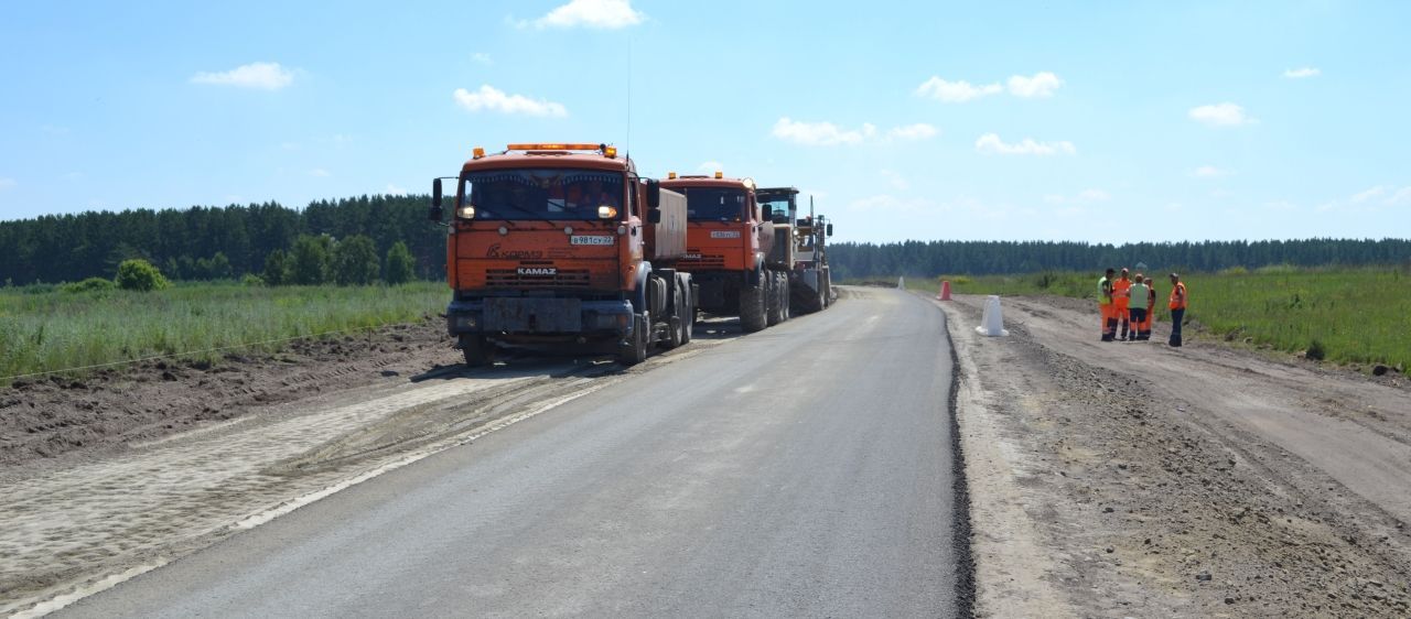 В Алтайском крае построили второй участок дороги с применением золы-уноса Барнаульской ТЭЦ-3