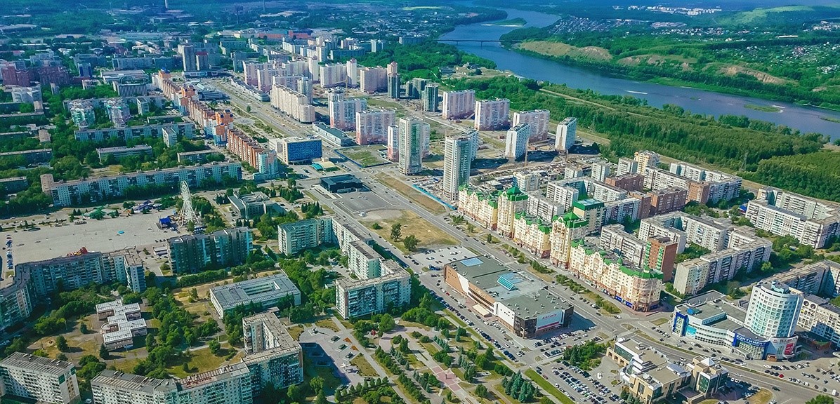 Карта реконструкции теплосетей СГК в Новокузнецке в 2024 году