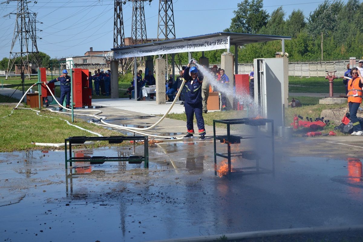 Как в Алтайском крае прошли соревнования добровольных пожарных формирований СГК (июль 2025 года). Фоторепортаж