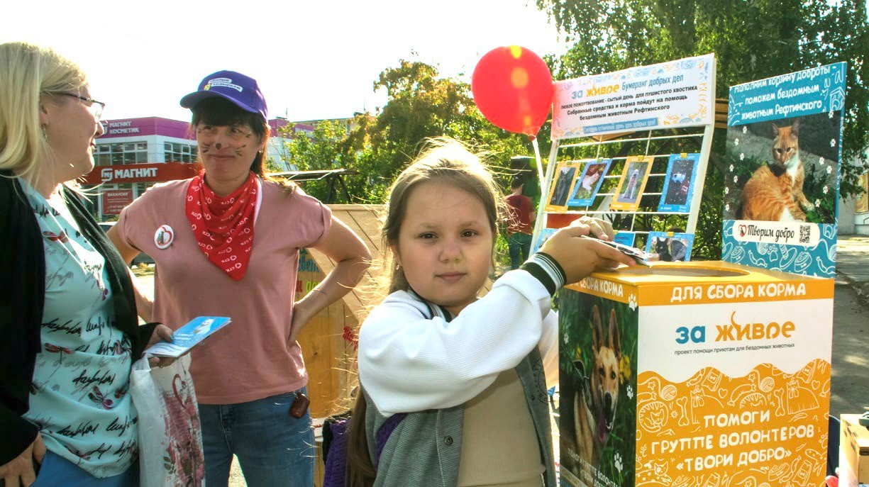 Бездомным хвостам — тёплую зиму: благотворительная акция прошла в поселке Рефтинский