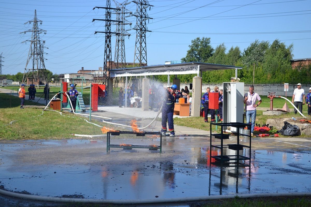 Как в Алтайском крае прошли соревнования добровольных пожарных формирований СГК (июль 2025 года). Фоторепортаж