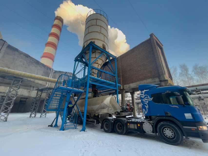  Новосибирская ТЭЦ-3 начала отгрузки золы-уноса для стройиндустрии