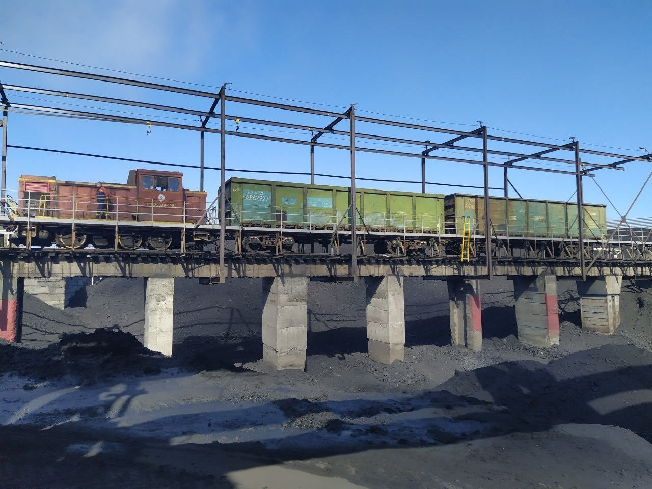 Безопасность — в приоритете: на ЮТС в Рубцовске реконструировали эстакаду разгрузки угля 