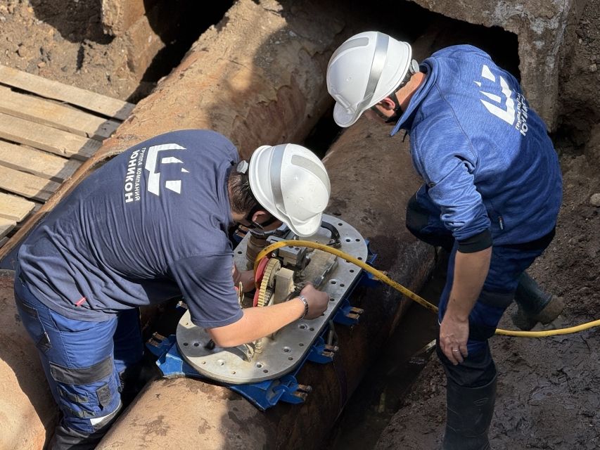 Роботы исследуют тепловые сети Назарово