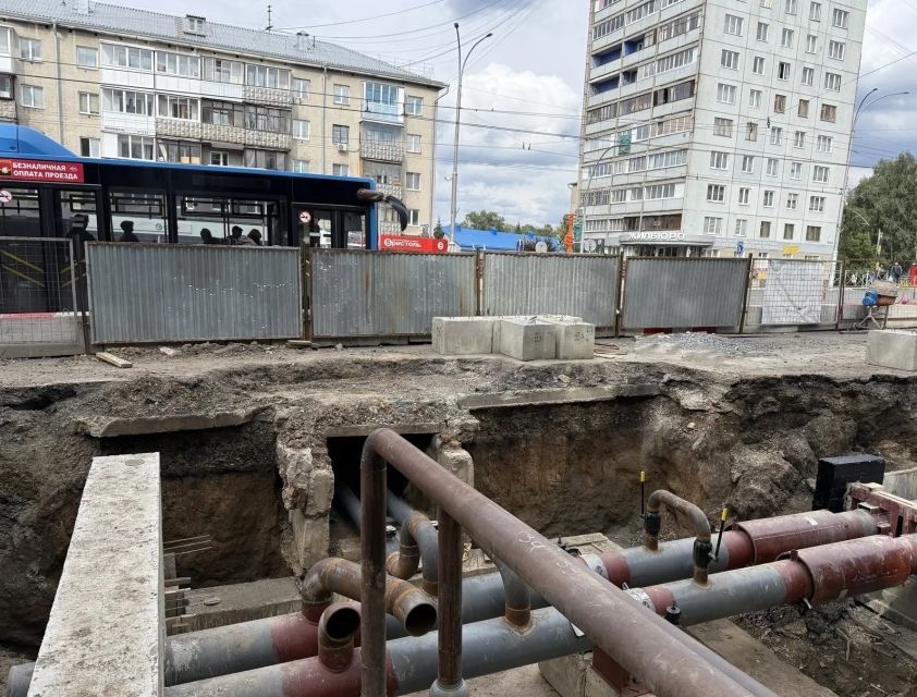 Под проспектом Ленина в Кемерове — новая теплосеть 