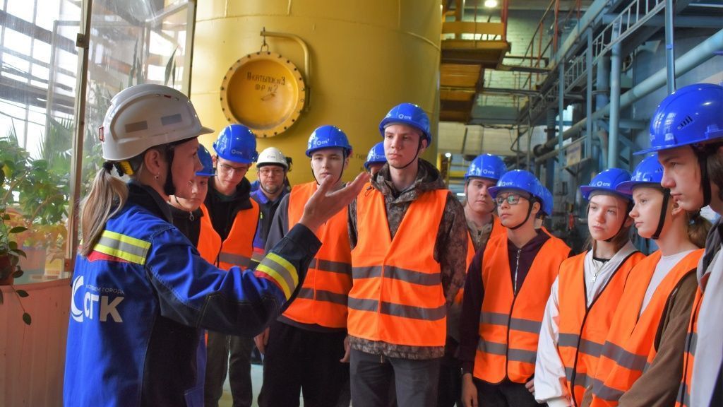 Энергетики Бийской ТЭЦ провели экскурсию для воспитанников Центра талантов Фонда Мельниченко