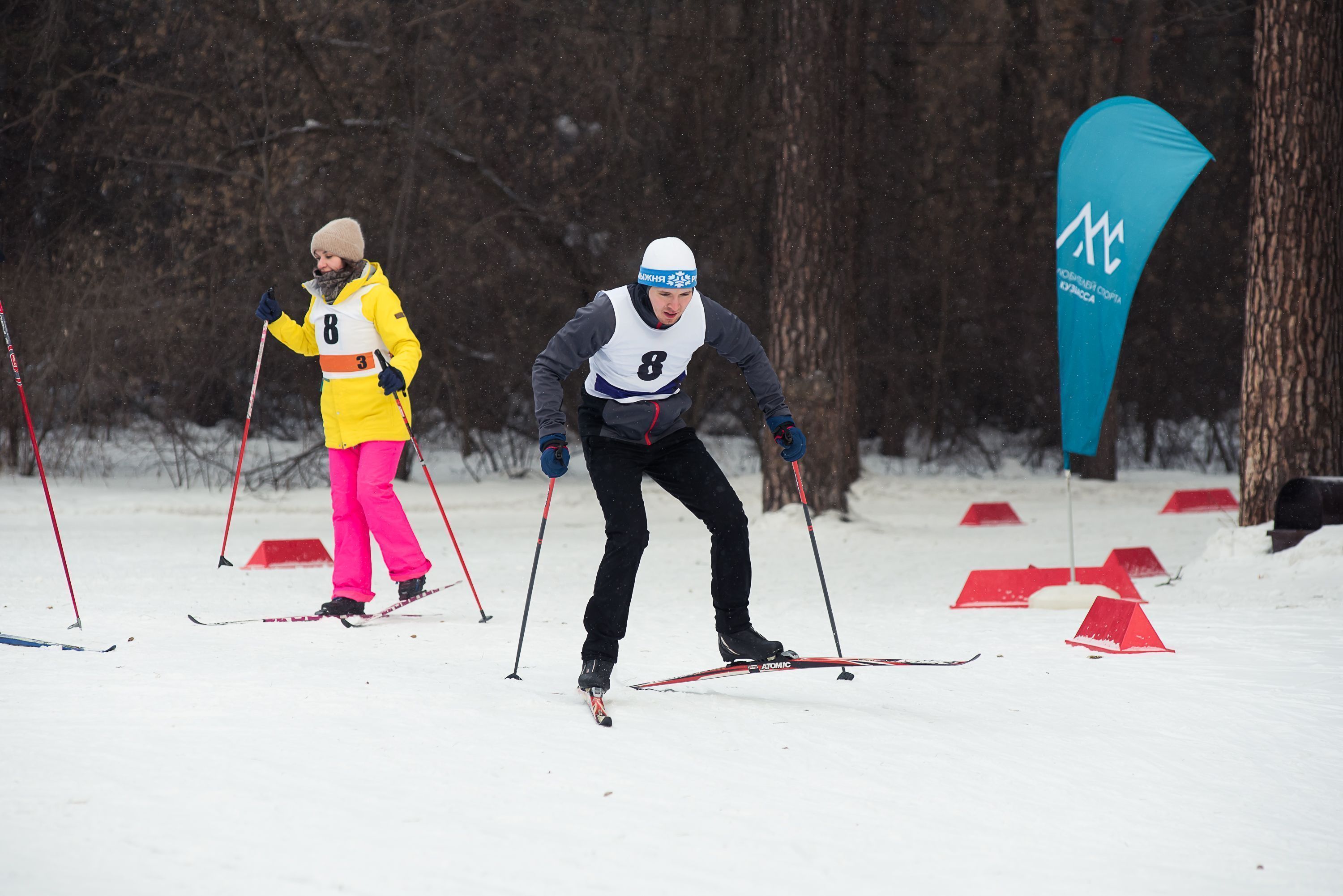 Борьба за первенство: в Кузбассе прошли вторые лыжные соревнования среди работников СГК