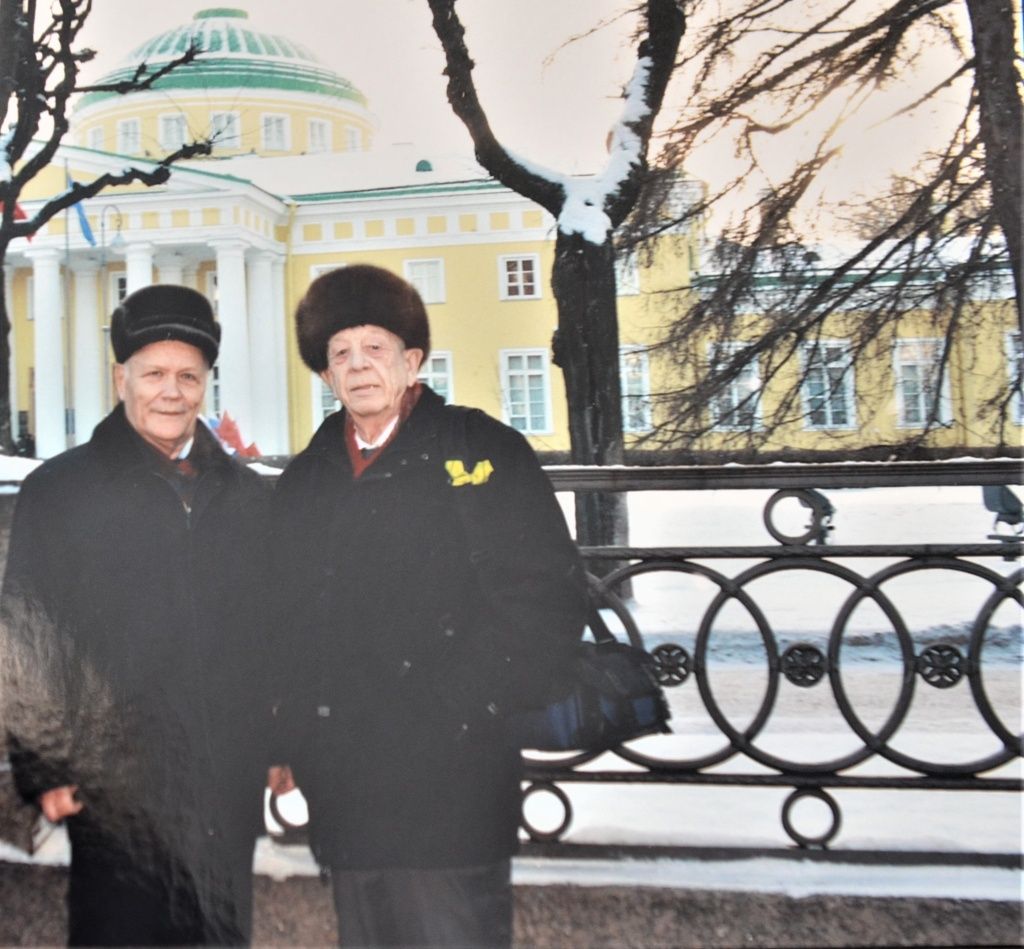 Во время одного из визитов в Санкт-Петербург на встрече жителей блокадного Ленинграда