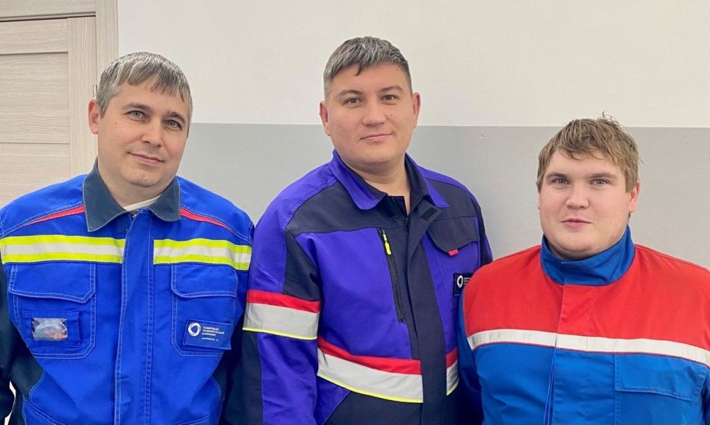 Дмитрий Вильгельм, Евгений Торощин и Дмитрий Прибура &mdash; метрологи Минусинской ТЭЦ