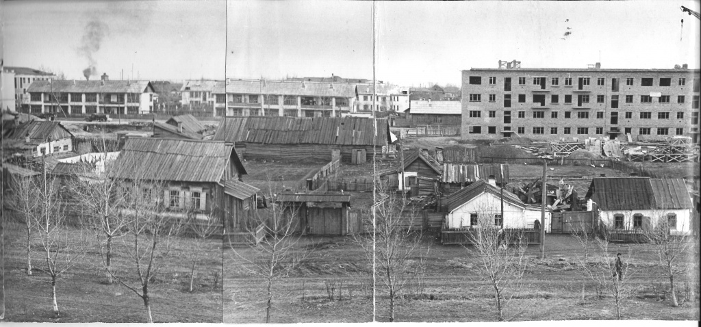 Проспект Ленина, Абакан. 50-60-ые годы