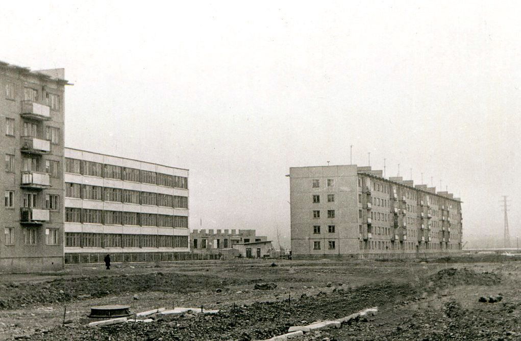 Новокузнецкий Бульвар Героев в начале 1970-х годов