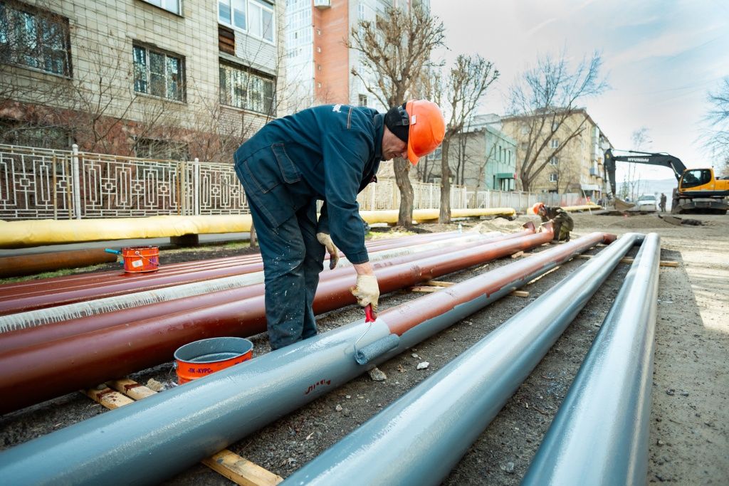 Замена тепловых сетей синхронизирована с благоустройством, запланированным городом