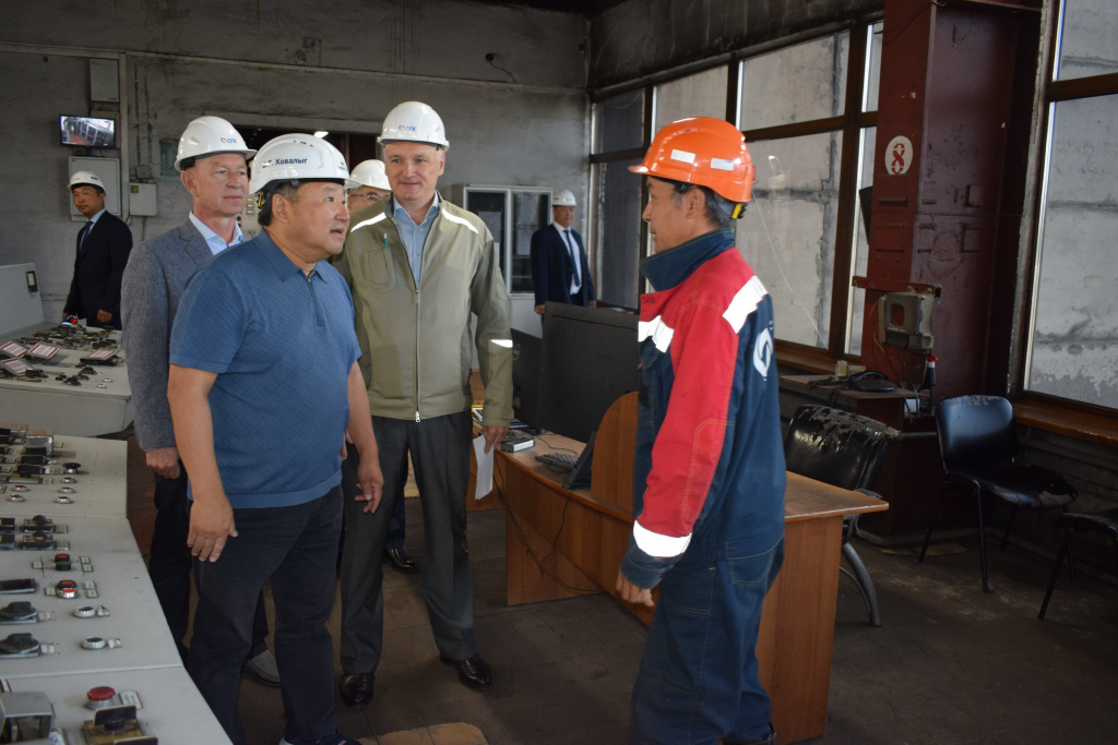 Глава Республики Тыва проконтролировал ход ремонтной кампании на Кызылской ТЭЦ