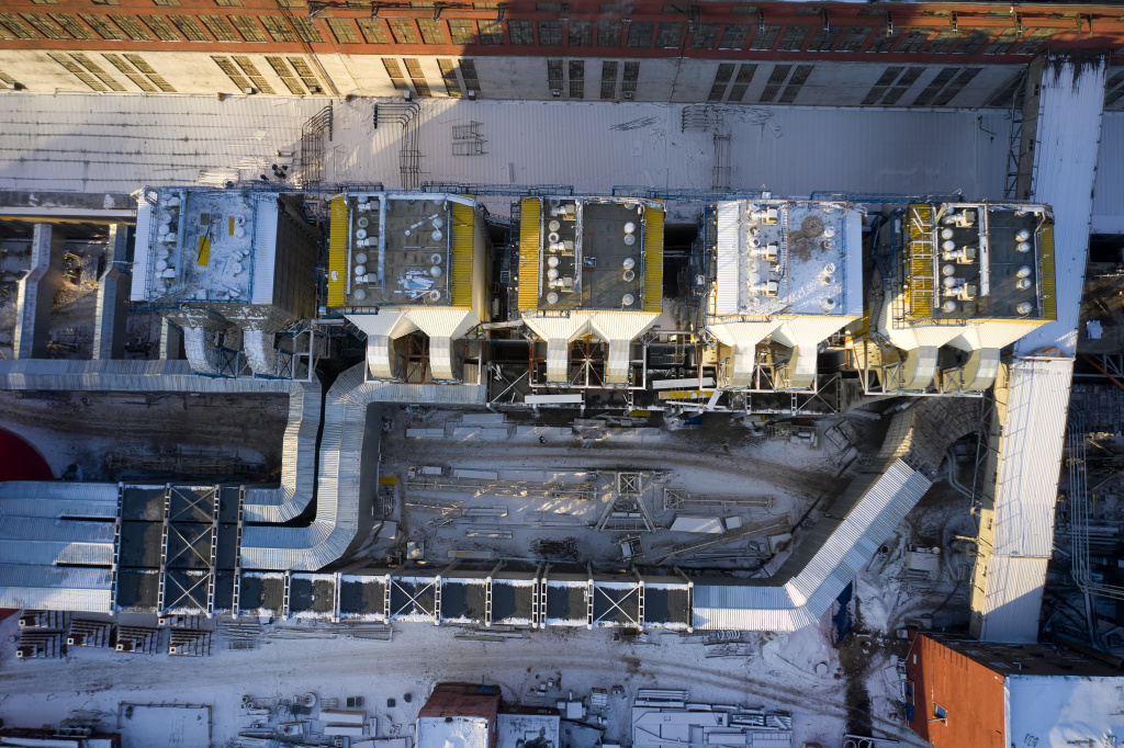 Зимой 2022 года на ТЭЦ-1 в работе уже пять электрофильтров