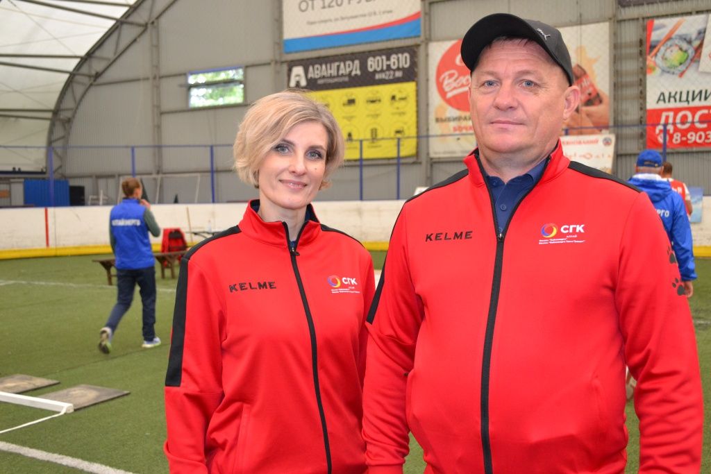 Бийские предприятия СГК в городках представили Алексей Алексеев и Евгения Клочихина