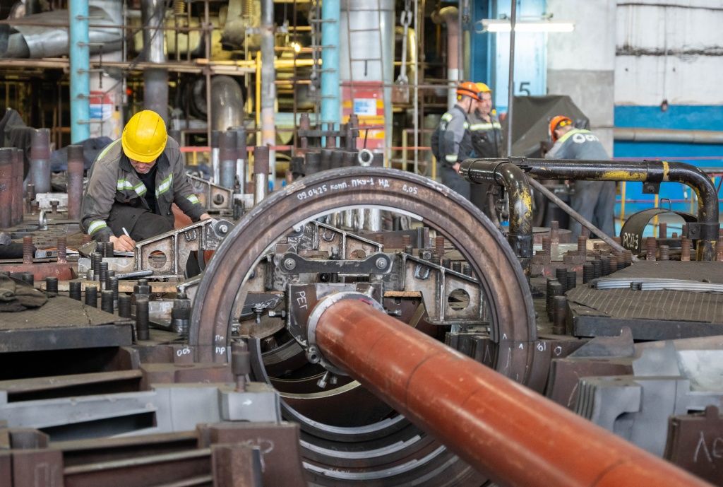 Работы на турбине энергоблока №3