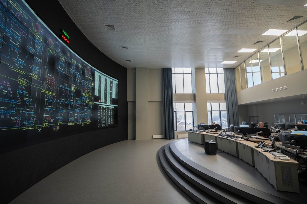  Диспетчерский зал филиала Системного оператора Объединенного диспетчерского управления Сибири