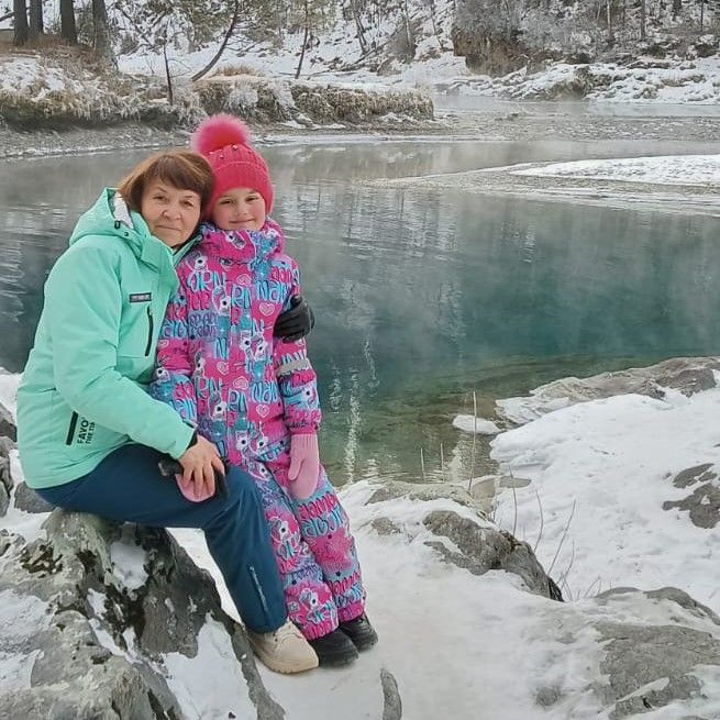 Наталия Филатова с любимой внучкой Катей
