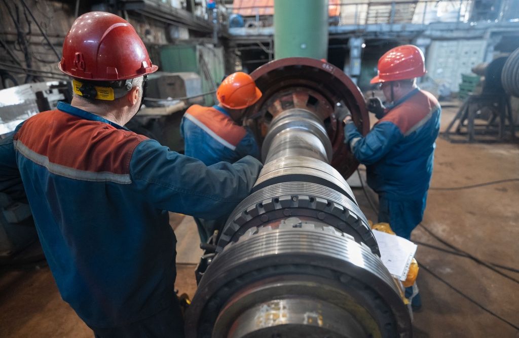 На фото &mdash; ротор генератора