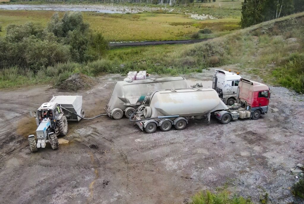 Для дороги в Черепановском районе ТЭЦ-5 планирует поставить порядка 25 цементовозов золы-уноса 