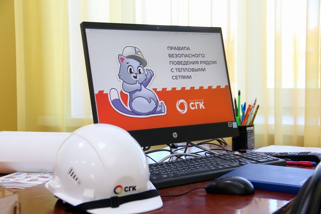 Сиреневый кот &mdash; символ уроков безопасности 