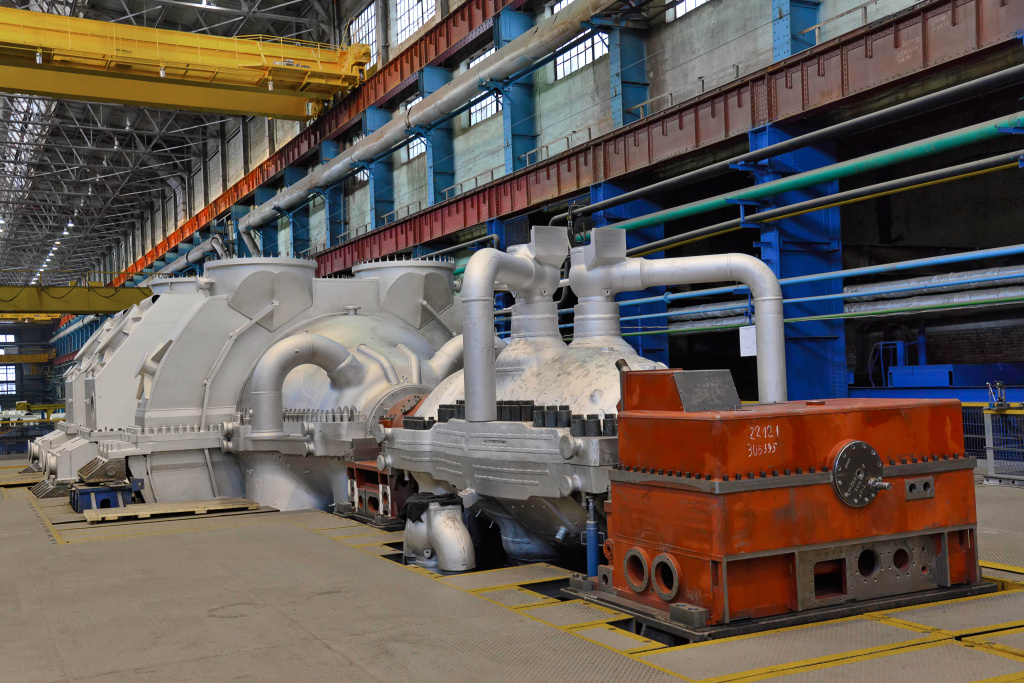 Новая турбина для Красноярской ТЭЦ-3 в сборке на Уральском турбинном заводе 