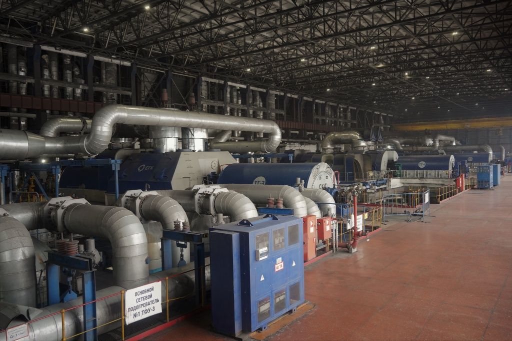 Турбинный зал Беловской ГРЭС