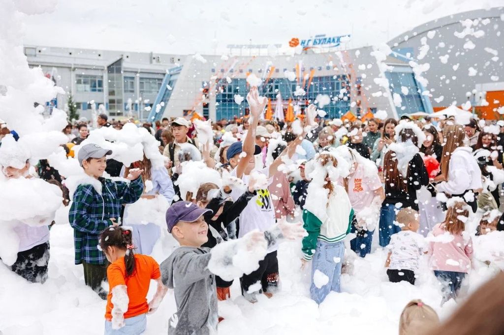 Немножко зимнего настроения в летний день &mdash; от Абаканской ТЭЦ