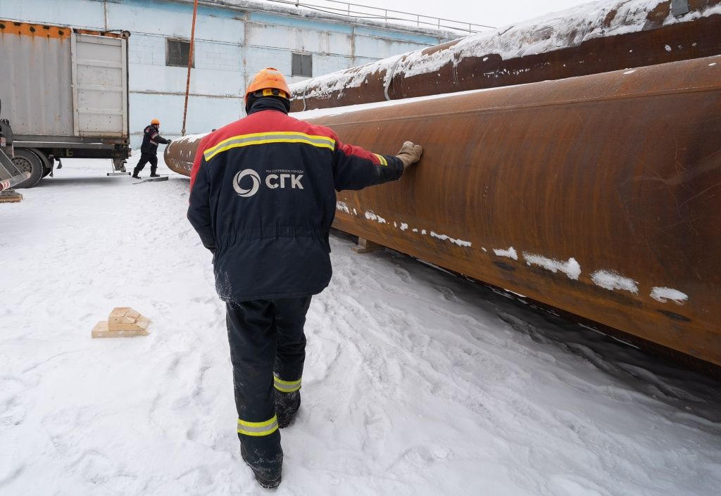 Перед прокладкой на объекте трубы пройдут антикоррозийную обработку