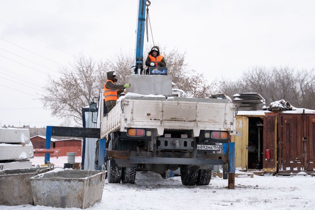 Строительство приостанавливают только в сильный мороз
