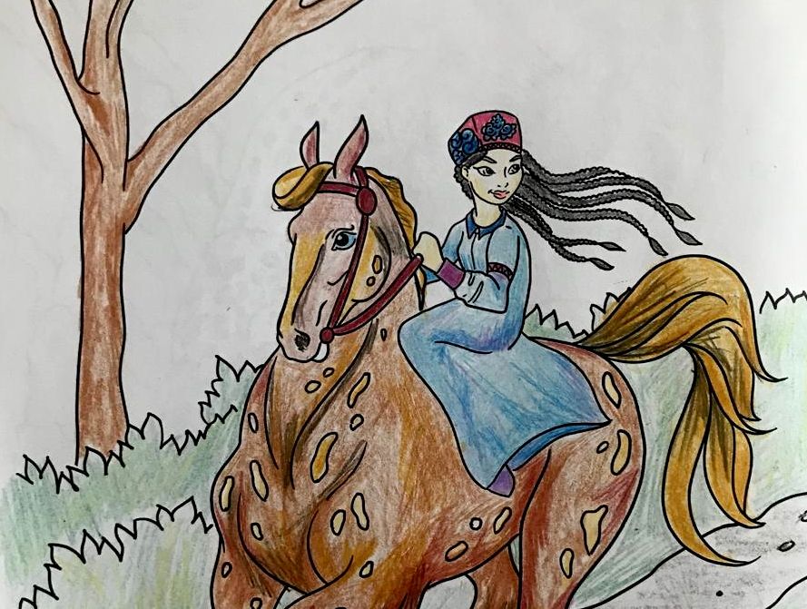 Серия книжек-раскрасок с историями о девочке Айго поможет больше узнать о Хакасии