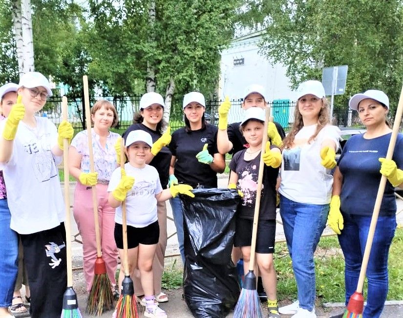 У участников проекта &laquo;Лига юных волонтёров&raquo; было активное и полезное лето