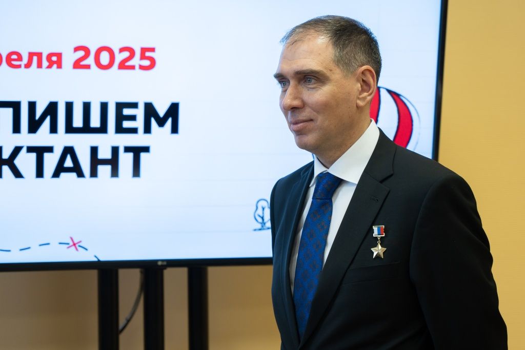 Сергей Волков побывал на акции в роли чтеца впервые