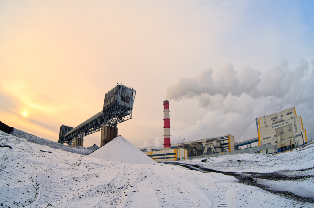 Угольный склад Абаканской ТЭЦ: топлива здесь всегда с запасом