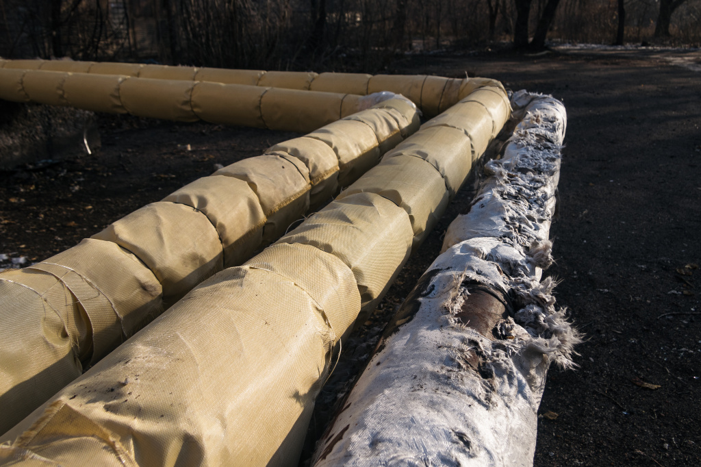 СГК  заменила теплоизоляцию на трех крупных участках трубопроводов отопления в Рубцовске