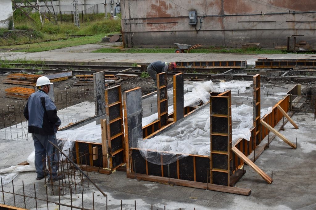 Фундамент под новый трансформатор Т6ГТ 