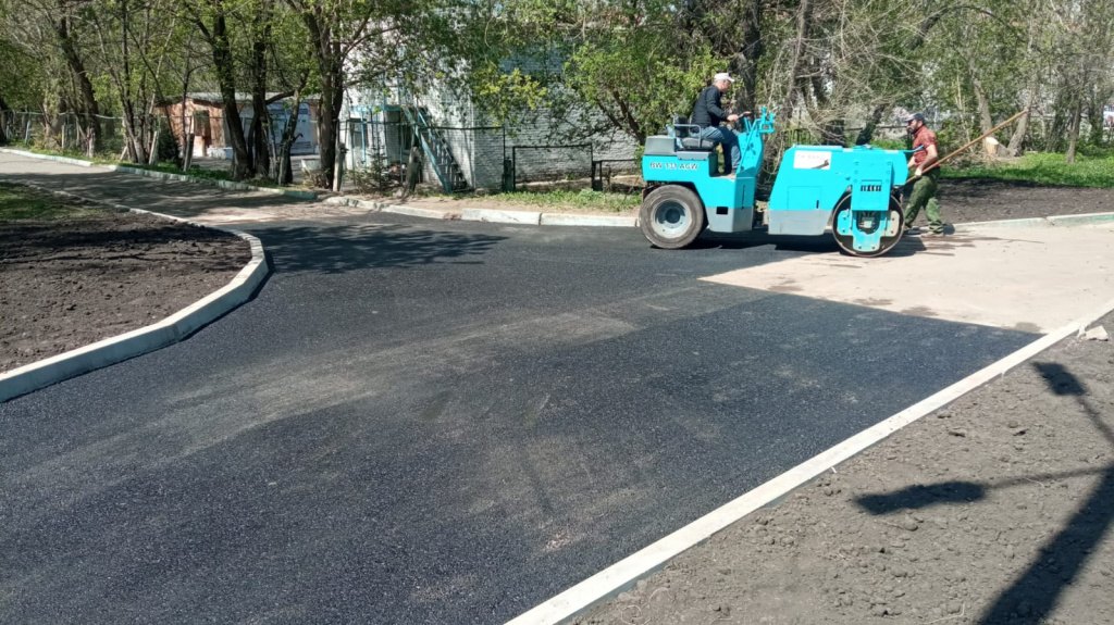 Восстановление благоустройства после ремонта теплосети на улице Кутузова