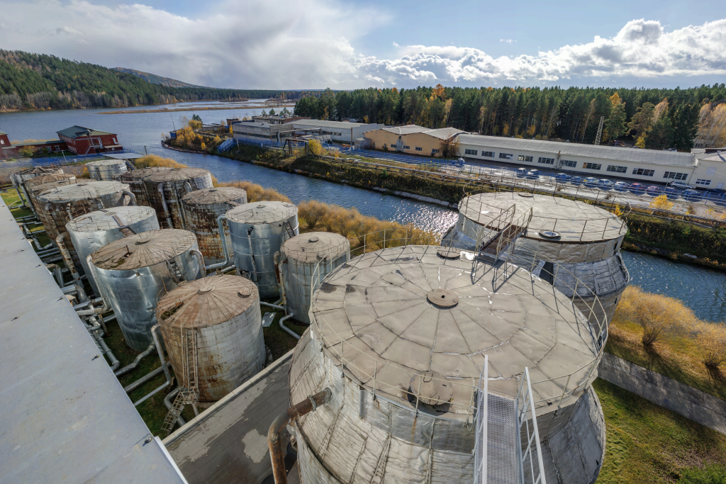 Красноярская ГРЭС-2 в Зеленогорске Красноярского края