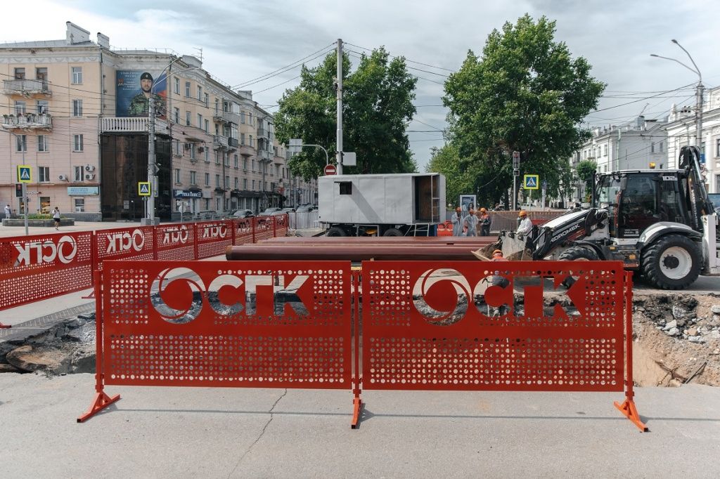 Техническое перевооружение теплотрассы на пр. Ленина в Барнауле