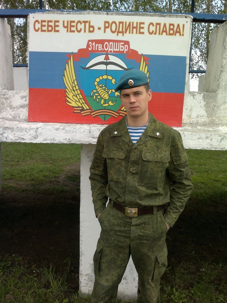 Владимир Минаев в период срочной военной службы