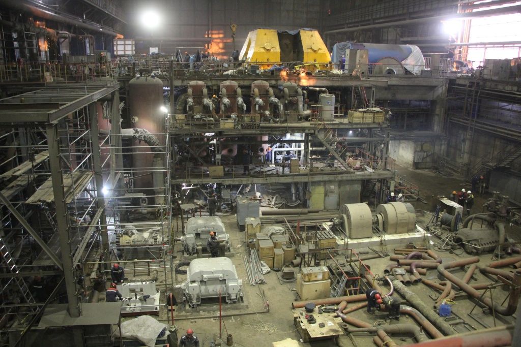 Глобальная реконструкция. Так выглядел ремонт основного оборудования пятого энергоблока два месяца назад