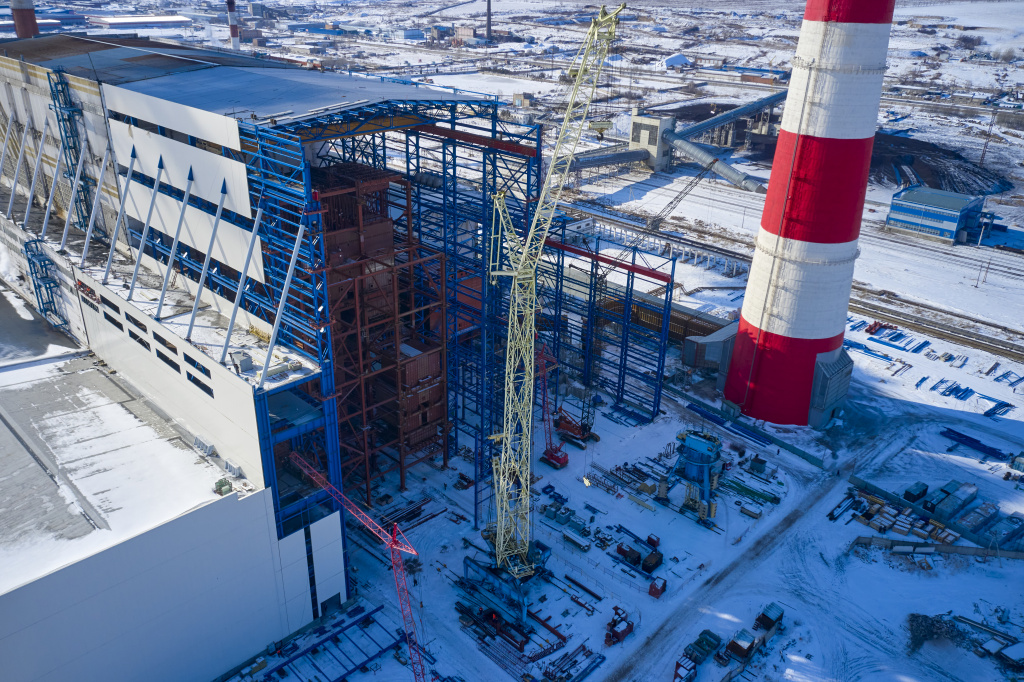 На Красноярской ТЭЦ-3 приступили к монтажу турбины по ДПМ-2. Фото, видео