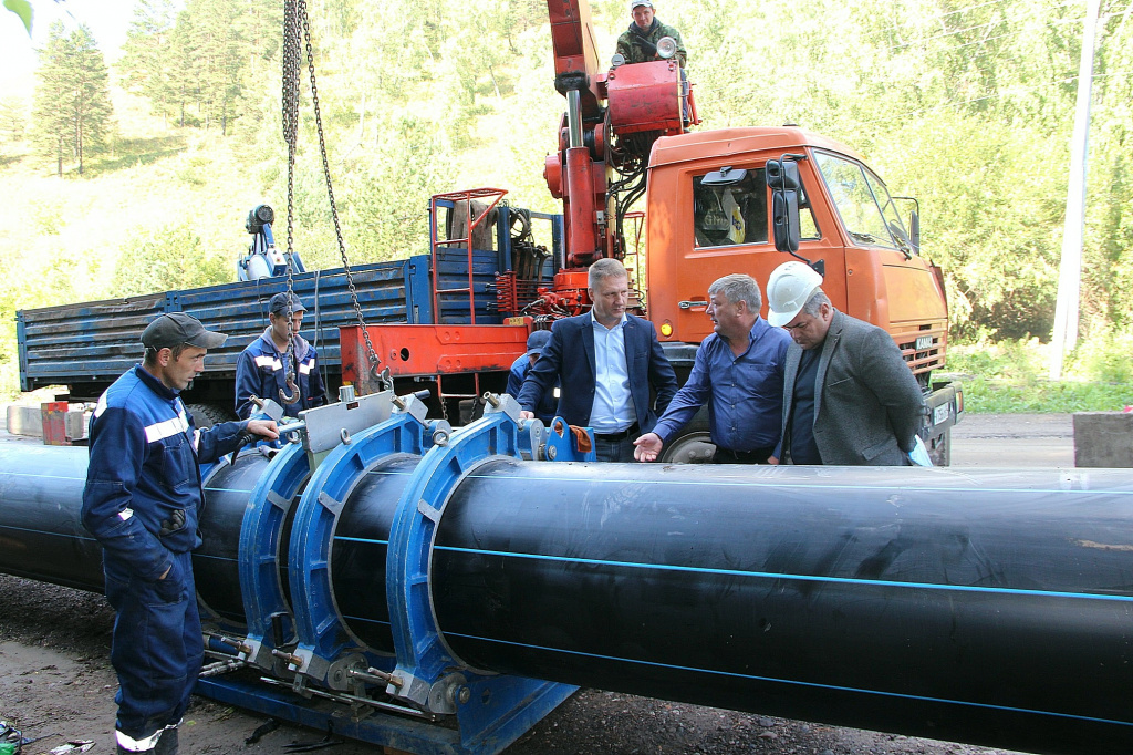 Строительство новых сетей водоснабжения в Красноярске