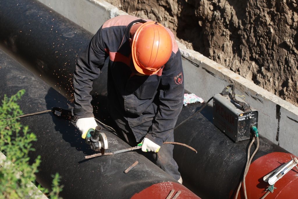 Работы на тепловых сетях 