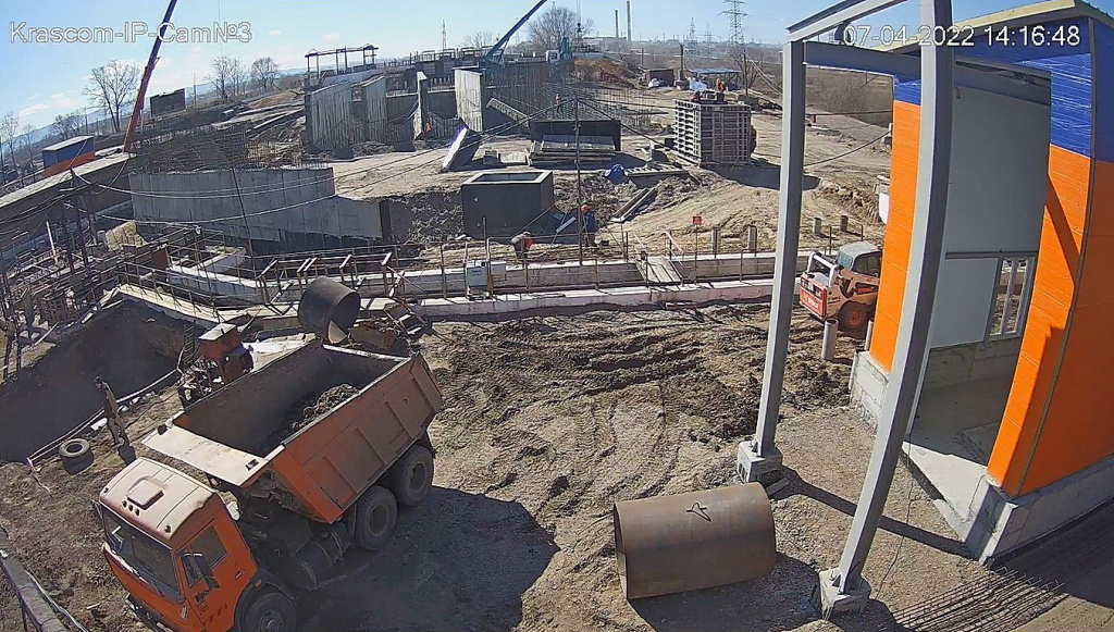 Онлайн мониторинг работы подрядчика на реконструкции очистных сооружений Красноярск ведется круглосуточно.