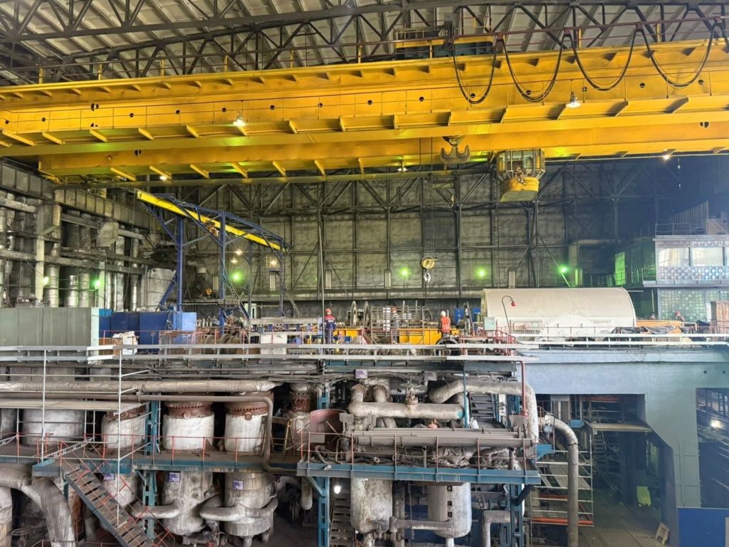 Турбогенератор №9: работа кипит 